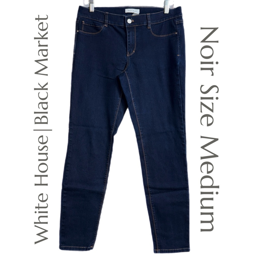 White House Black Market - Noir Skinny Jeans - Dark Wash - Size Medium